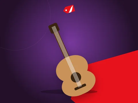Ilustrație: chitară pentru începători