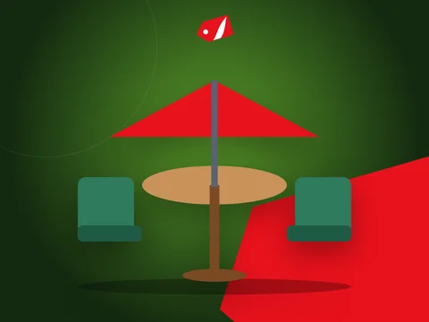 Ilustrație: mobilier de grădină